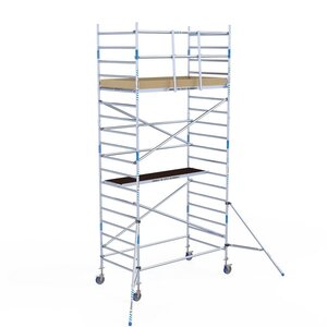 Rolsteiger Alumexx Light 135x250 6,2m werkhoogte geschoord Carbon vloer