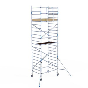 Rolsteiger Alumexx Light 135x190 7,2m werkhoogte geschoord Carbon vloer
