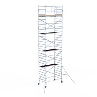 Alumexx Rolsteiger Alumexx Light 135x250 10,2m werkhoogte geschoord Carbon vloer