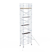 Alumexx Rolsteiger Alumexx Light 135x250 11,2m werkhoogte geschoord Carbon vloer