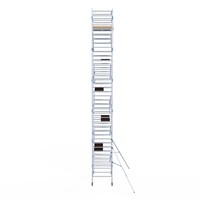 Alumexx Rolsteiger Alumexx Light 135x250 12,2m werkhoogte geschoord Carbon vloer