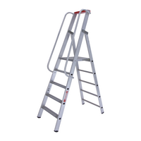 Euroline 1 x 5 tr. EUROLINE Magazijntrap met leuning Euroline 1 x 5 tr. EUROLINE Magazijntrap met leuning