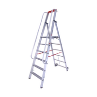 Euroline 1 x 6 tr. EUROLINE Magazijntrap met leuning Euroline 1 x 6 tr. EUROLINE Magazijntrap met leuning