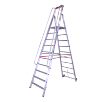 Euroline 1 x 10 tr. EUROLINE Magazijntrap met leuning Euroline 1 x 10 tr. EUROLINE Magazijntrap met leuning