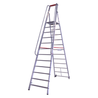 Euroline 1 x 12 tr. EUROLINE Magazijntrap met leuning Euroline 1 x 12 tr. EUROLINE Magazijntrap met leuning