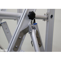 Solide Telescopisch. werkplatform 360° veiligheidsleuning 0.90-1.5mtr. PIRL0406