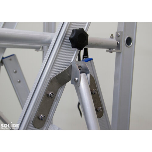 Solide Telescopisch. werkplatform 360° veiligheidsleuning 0.90-1.5mtr. PIRL0406