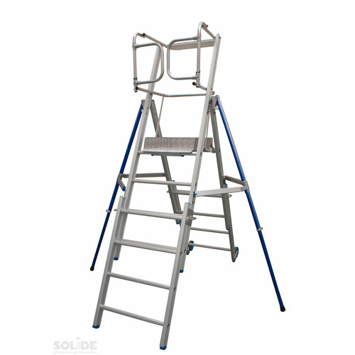 Solide Telescopisch. werkplatform 360° veiligheidsleuning 1.65-2.5mtr. PIRL0710