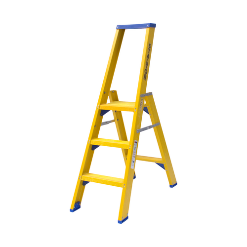Staltor 1 x 3 tr. incl. platform Professionele Trap glasvezelversterkt NEN2484