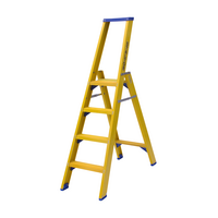 Staltor 1 x 4 tr. incl. platform Professionele Trap glasvezelversterkt NEN2484