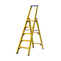 Staltor 1 x 5 tr. incl. platform Professionele Trap glasvezelversterkt NEN2484