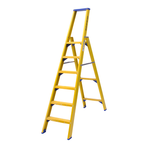 1 x 6 tr. incl. platform Professionele Trap glasvezelversterkt NEN2484