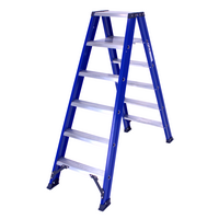 DAS products 2 x 6 incl. platform Industriële trap dubbel Blue type Hercules