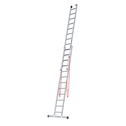 Euroline 2 x 12 sp. Euroline Industrieladder 2-delig rechte voet met balk.