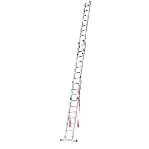 Euroline 3 x 10 sp. Euroline Industrieladder 3-delig rechte voet met balk.