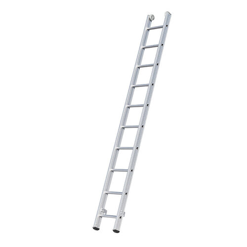 Euroline 3 x 10 sp. Euroline Industrieladder 3-delig rechte voet met balk.