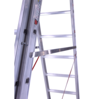 Euroline 3 x 10 sp. Euroline Industrieladder 3-delig rechte voet met balk.