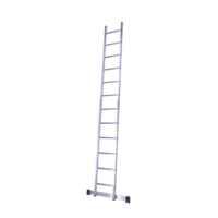 Euroline 1 x 12 sp. EUROLINE Enkele ladder rechte voet + stabiliteitsbalk