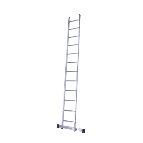 Euroline 1 x 12 sp. EUROLINE Enkele ladder rechte voet + stabiliteitsbalk