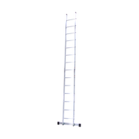 Euroline 1 x 14 sp. EUROLINE Enkele ladder rechte voet + stabiliteitsbalk