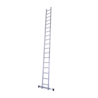 Euroline 1 x 18 sp. EUROLINE Enkele ladder rechte voet + stabiliteitsbalk