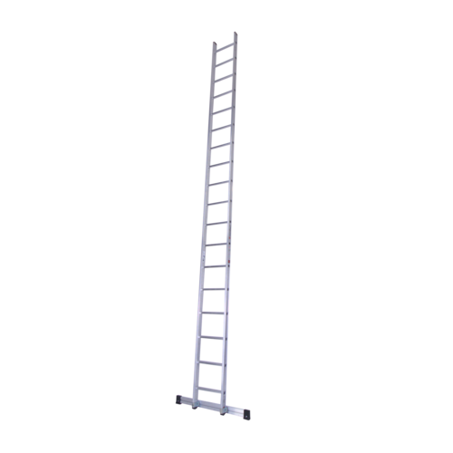 Euroline 1 x 18 sp. EUROLINE Enkele ladder rechte voet + stabiliteitsbalk