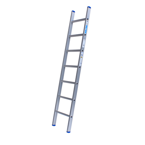 Solide 1 x 7 sp. Prof. Enkele Industrieladder met rechte voet Type A07R