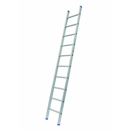 Solide 1 x 10 sp. Prof. Enkele Industrieladder met uitgebogen voet Type A10