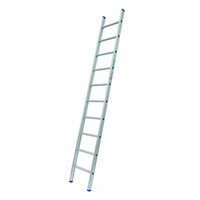 Solide 1 x 10 sp. Prof. Enkele Industrieladder met rechte voet Type A10R