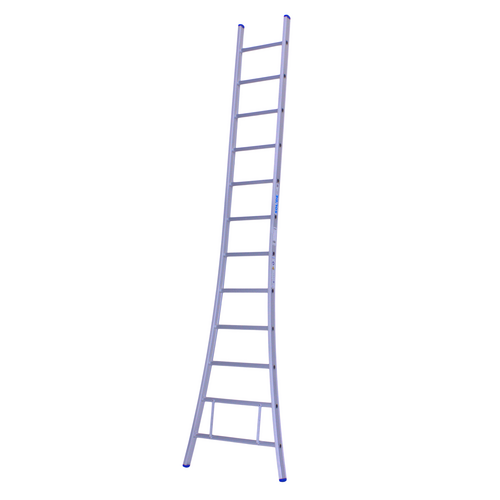 Solide 1 x 12 sp. Prof. Enkele Industrieladder met uitgebogen voet Type A12