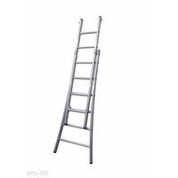 Solide 2 x 6 sp. Industrieladder 2-delig uitgebogen voet dubbelzetbaar Type C gecoat