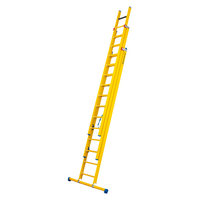 Staltor 3 x 10 sp. Prof. 3-Delige Reformladder glasvezelversterkt + stabiliteitsbalk GVK
