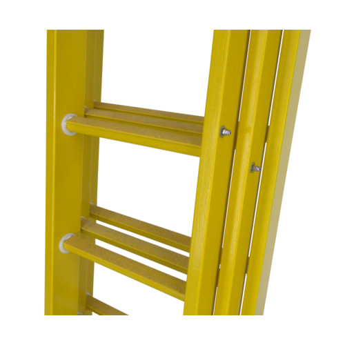 Staltor 3 x 12 sp. Prof. 3-Delige Reformladder glasvezelversterkt + stabiliteitsbalk GVK
