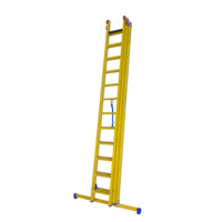 Staltor 3 x 12 sp. Prof. 3-Delige Reformladder glasvezelversterkt + stabiliteitsbalk GVK
