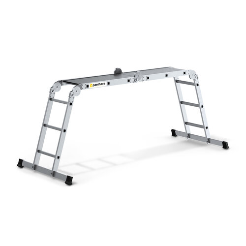Vouwladder 4 x 4 treden met platform