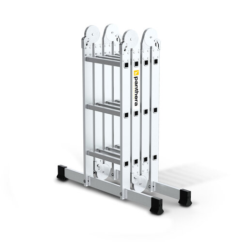Vouwladder 4 x 4 treden met platform