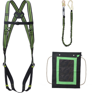 Complete set valbeveiliging Basic met elastische weerhoudingslijn met draagtas