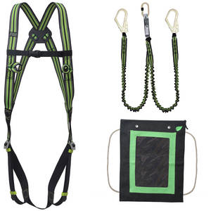 Complete set valbeveiliging Basic met elastische Y-lijn met draagtas