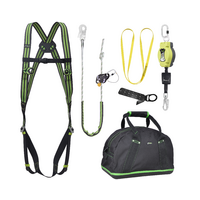 Kratos Complete set valbeveiliging Basic Daken Valstopblok 6m Werkpositielijn +klem 5m Ankerstrop Ankerpunt voor op hout