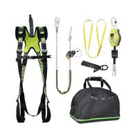 Kratos Complete set valbeveiliging Standaard Daken Valstopblok 6m Werkpositielijn +klem 5m Ankerstrop Ankerpunt voor op hout