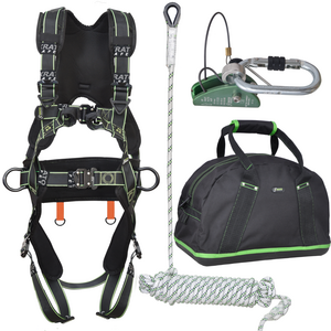 Complete set valbeveiliging Comfort Daken / Afdalen 30mtr Afneembare lijnklem
