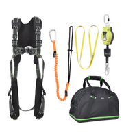 Kratos Complete set valbeveiliging Comfort Allround Valstopblok 6m Ankerstrop Uitrekb. Gereedschapslijn