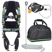 Kratos Complete set valbeveiliging Standaard-Plus Daken / Afdalen 20mtr met Compacte lijnklem Kratos Complete set valbeveiliging Standaard-Plus Daken / Afdalen 20mtr met Compacte lijnklem