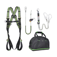 Kratos Complete set valbeveiliging met werkpositielijn en Y-leeflijn Basic Harnas II