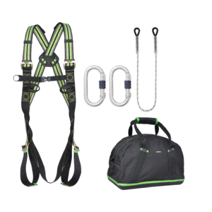 Complete set valbeveiliging Hoogwerker Basic Harnas II met opbergtas