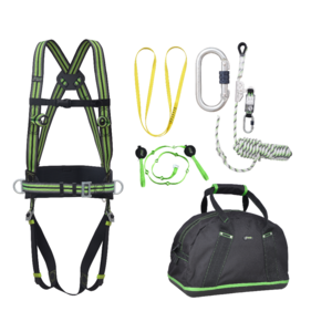 Complete set valbeveiliging Daken 10m Basic harnas antival