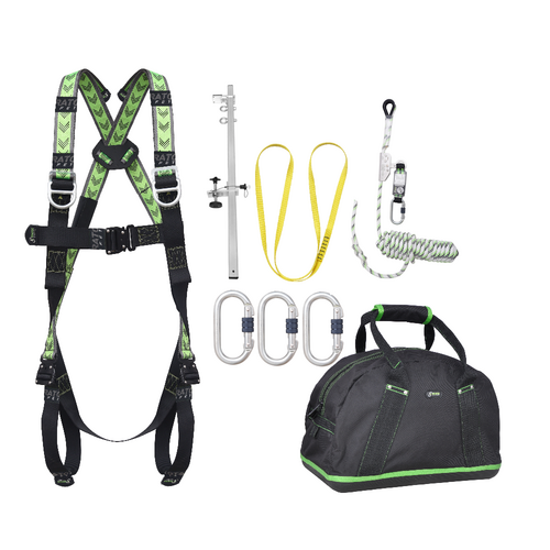 Kratos Complete set valbeveiliging Zonnepanelen Antivalharnas II | S-L