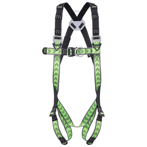 Kratos Complete set valbeveiliging Steiger Harnas voor bouwsteigers met draagtas