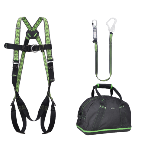 Kratos Complete set valbeveiliging Steiger Antival harnas met opbergtas