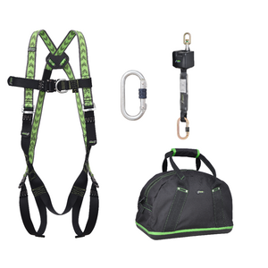 Complete set valbeveiliging valstopblok 2.5m Antival harnas